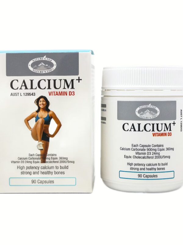 호주 네이쳐스탑 칼슘 플러스 비타민 D3 1500mg 90캡슐