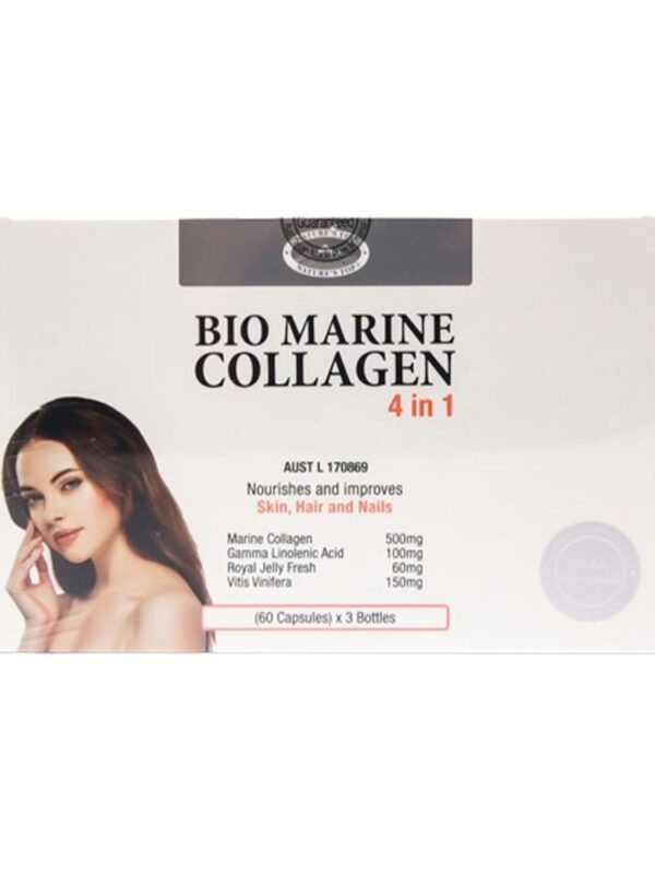 호주 네이쳐스탑 바이오마린 콜라겐 60캡슐 1박스(3개) 세트