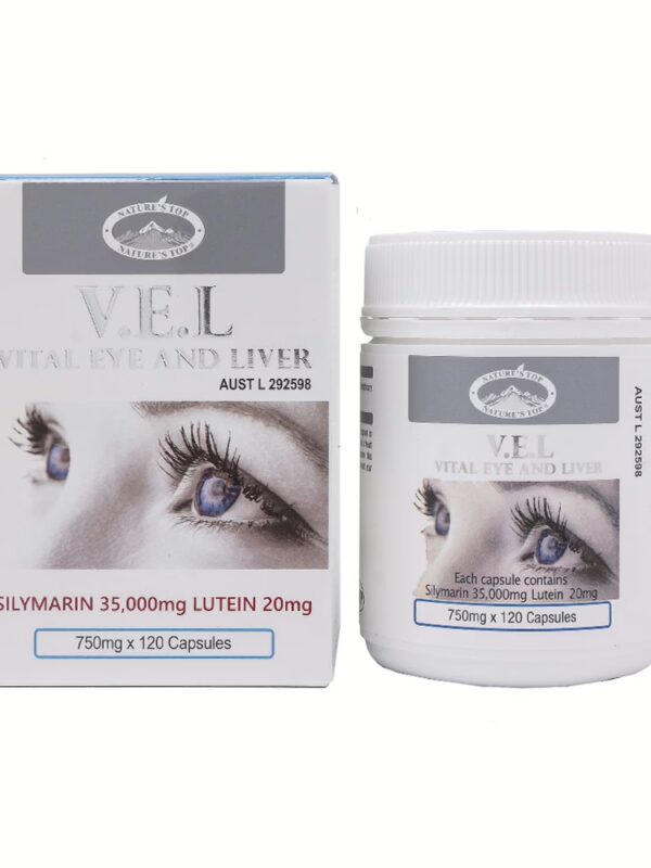 호주 네이쳐스탑 VEL 바이탈 아이 앤 리버 750mg 120캡슐