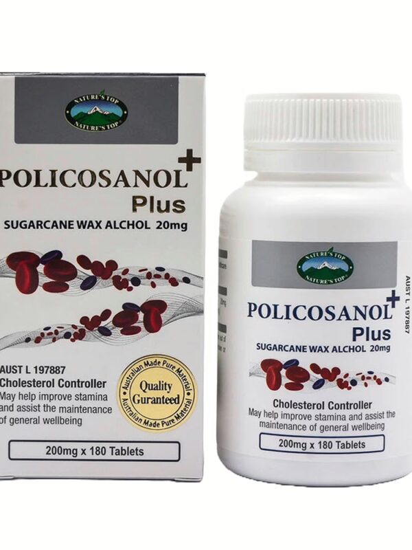 호주 네이쳐스탑 폴리코사놀 플러스 20mg 180정