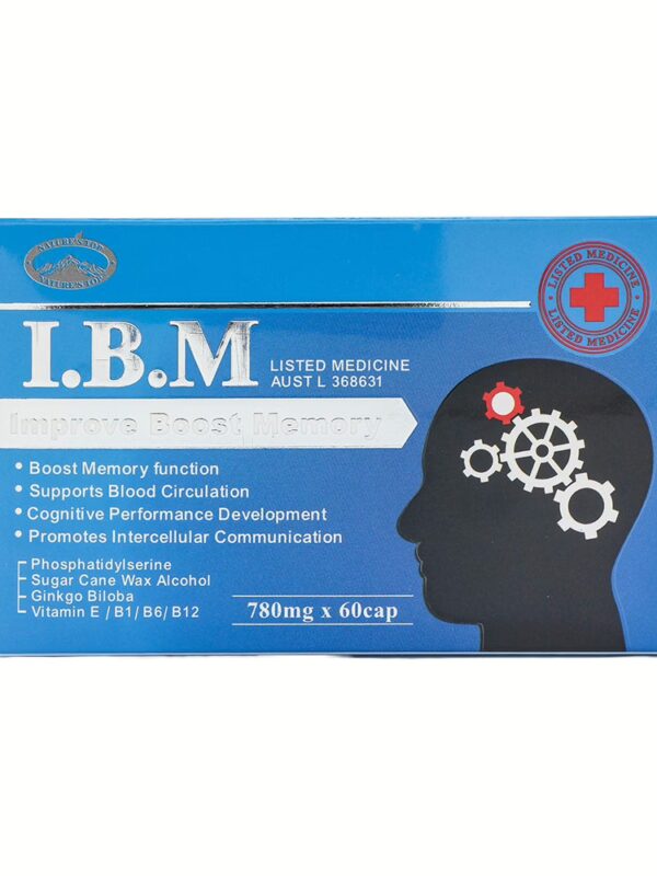 호주 네이쳐스탑 IBM 기억력 강화 780mg 60캡슐