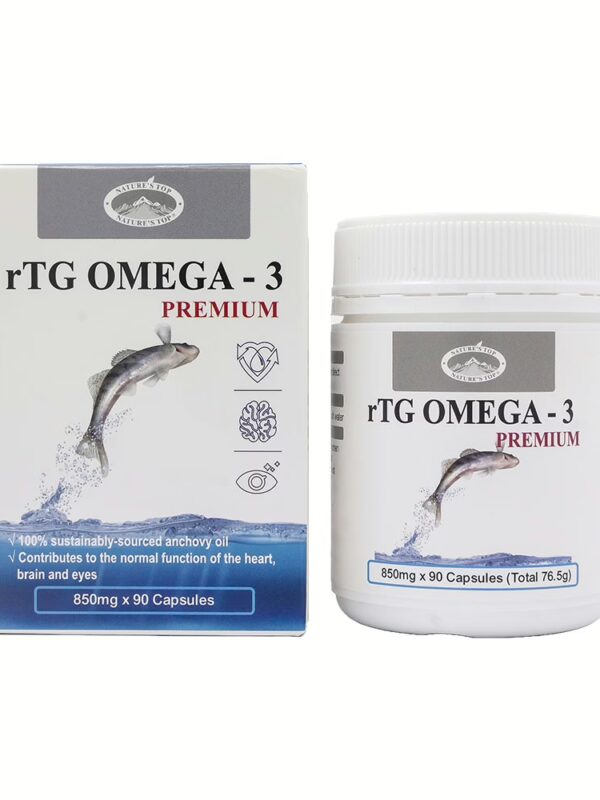 호주 네이쳐스탑 rTG 알티지 오메가 3 프리미엄 850mg 90캡슐