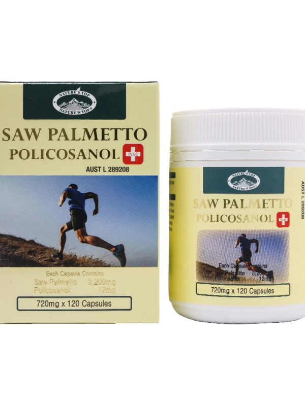 호주 네이쳐스탑 쏘팔메토 폴리코사놀 720mg 120캡슐