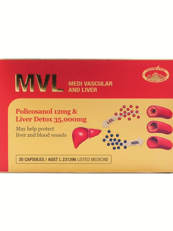 호주 네이쳐스탑 MVL 폴리코사놀 밀크씨슬 30캡슐