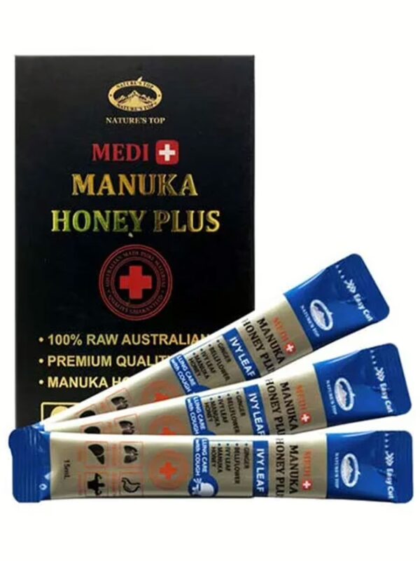 호주 네이쳐스탑 메디플러스 마누카꿀 100% MGO 263 아이비잎 15ml 1박스(30개) 세트