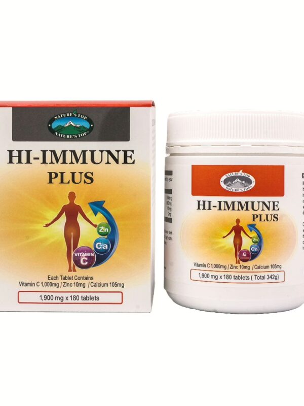 호주 네이쳐스탑 하이 이뮨 플러스 비타민 C 아연 칼슘 180정