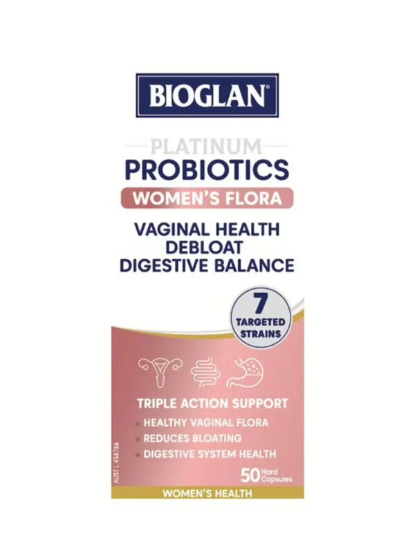 호주 바이오글랜 플래티넘 프로바이오틱스 여성 플로라 50캡슐