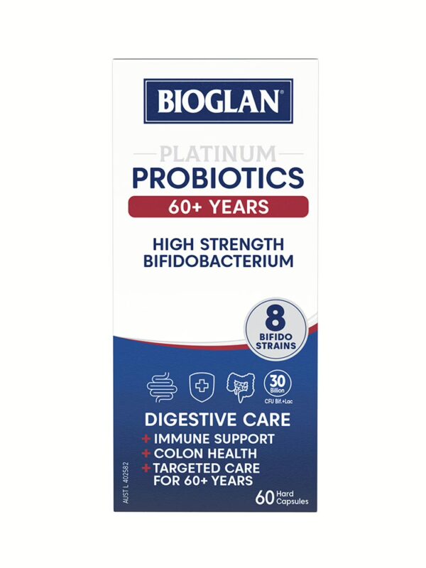호주 바이오글랜 플래티넘 프로바이오틱스 60세 이상 60캡슐