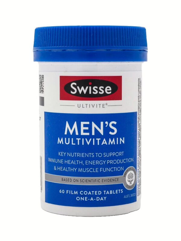 호주 스위스 울티바이트 남성 멀티비타민 60정