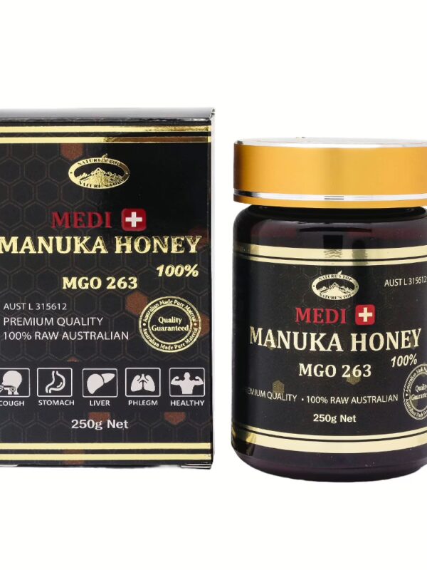 호주 네이쳐스탑 메디플러스 마누카꿀 100% MGO 263 250g