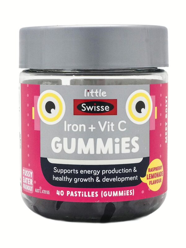 호주 리틀 스위스 철분 + 비타민 C 구미 40개