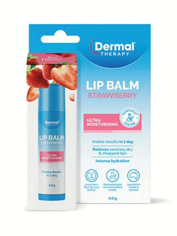 호주 더말테라피 립밤 스틱 딸기 4.8g