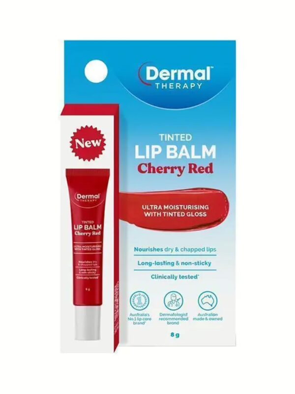 호주 더말테라피 틴트 립밤 체리 레드 8g