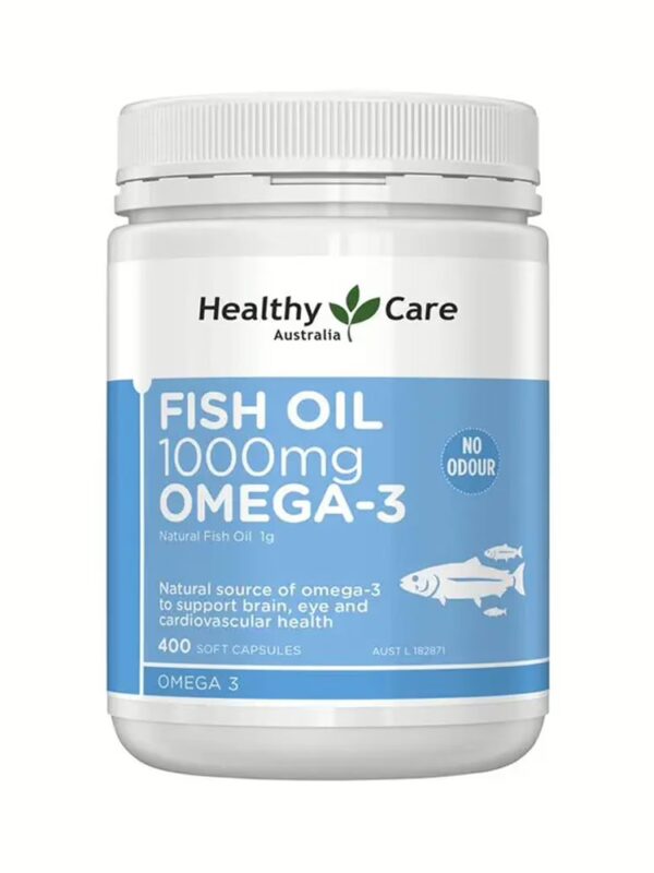 호주 헬씨케어 피쉬 오일 1000mg 오메가-3 400캡슐