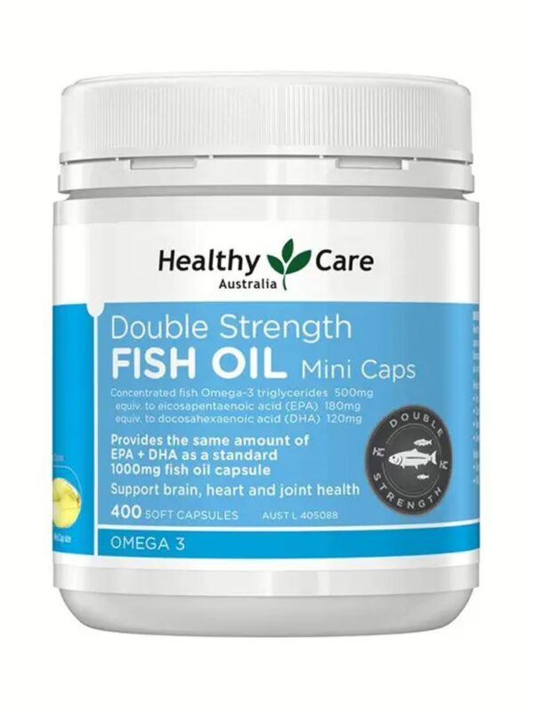 호주 헬씨케어 더블 스트렝스 피쉬 오일 미니 오메가-3 400캡슐