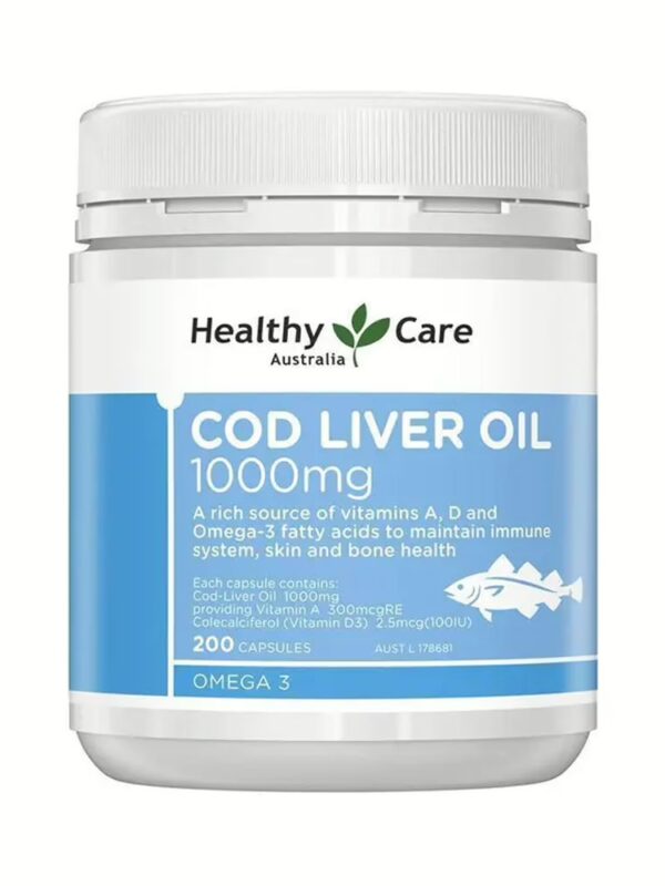 호주 헬씨케어 대구 간 오일 1000mg 200캡슐