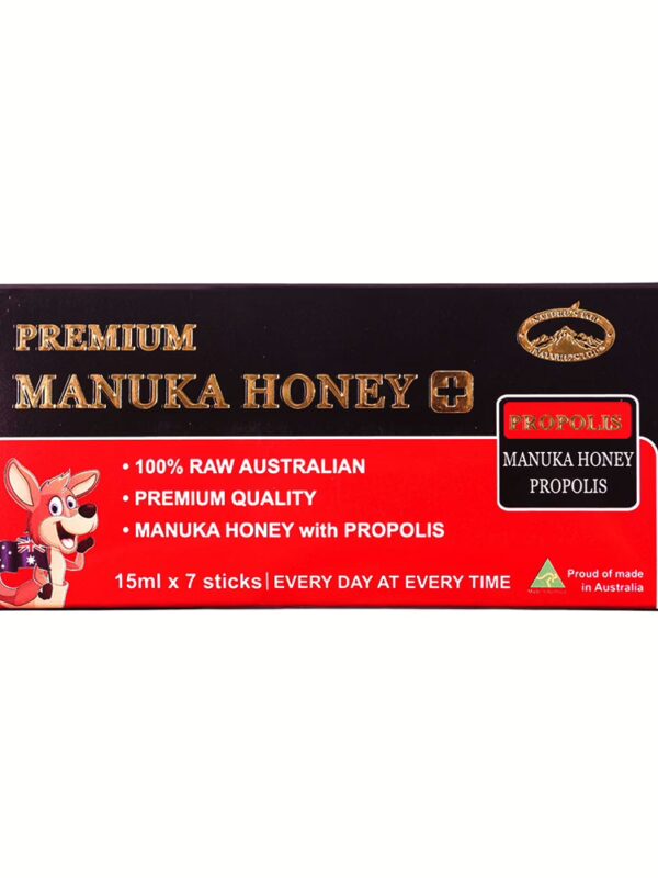 호주 네이쳐스탑 프리미엄 마누카꿀 플러스 프로폴리스 15ml 1박스(7개)